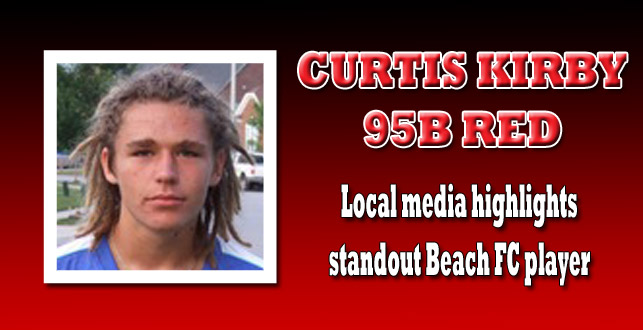 Local Media Article Features Beach FC Player Curtis Kirby