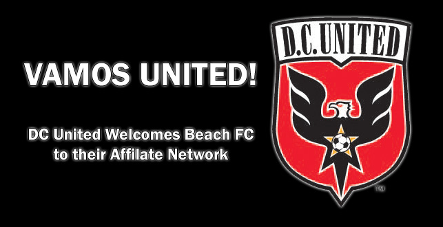 DC United Welcomes Beach FC.