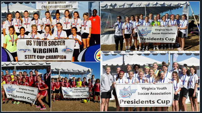 Beach FC Teams Earn Titles in VA State Cup and Presidents Cup!